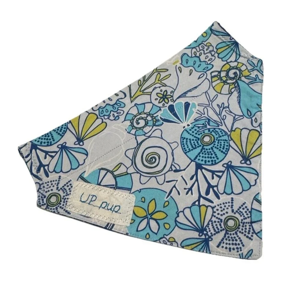 Dog Bandana Lot Of 3 Upcycled Fabric Handmade See Photos Slide On Collar